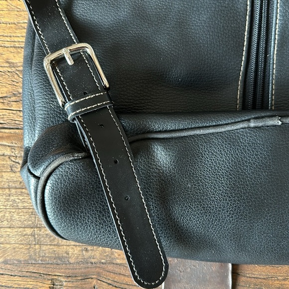 ESPIRIT Faux Leather Backpack Black - Picture 5 of 7